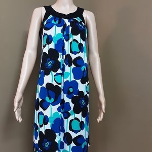 Blue Sage #188 Women's Dress sleeveless, Sz S Preowned Good Condition